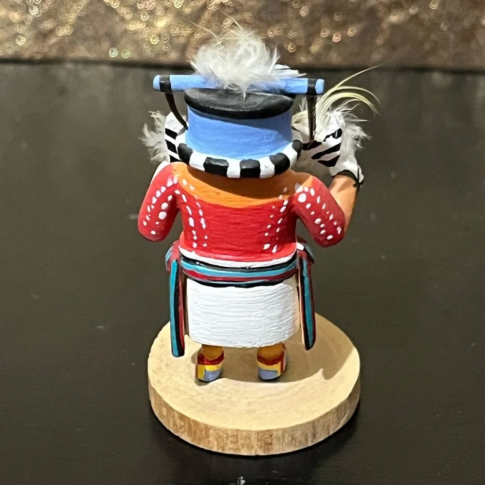 💙Vintage Authentic Stick Carrier Kachina Doll Miniature Native First People💙 - Picture 5 of 8